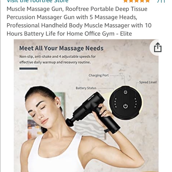 ROOFTREE ELITE Percussion Massage Device - Picture 8 of 9